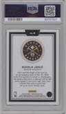 Nikola Jokic from the 2023-24 Panini Obsidian set graded by PSA and given an overall grade of 9.