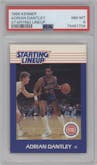 Adrian Dantley from the 1988 Kenner Starting Lineup set graded by PSA and given an overall grade of 8.
