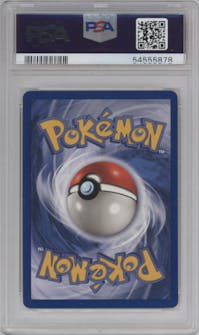 Haunter from the 1999 Pokemon set graded by PSA and given an overall grade of 9.