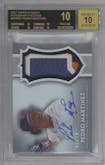Pedro Martinez from the 2017 Topps Dynasty set graded by Beckett and given an overall grade of 10.