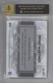 Pedro Martinez from the 2017 Topps Dynasty set graded by Beckett and given an overall grade of 10.