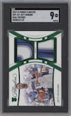 Jett Howard from the 2023-24 Panini Flawless set featuring a Emerald parallel graded by SGC and given an overall grade of 9.