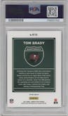 Tom Brady from the 2021 Panini Donruss Optic set graded by PSA and given an overall grade of 10.
