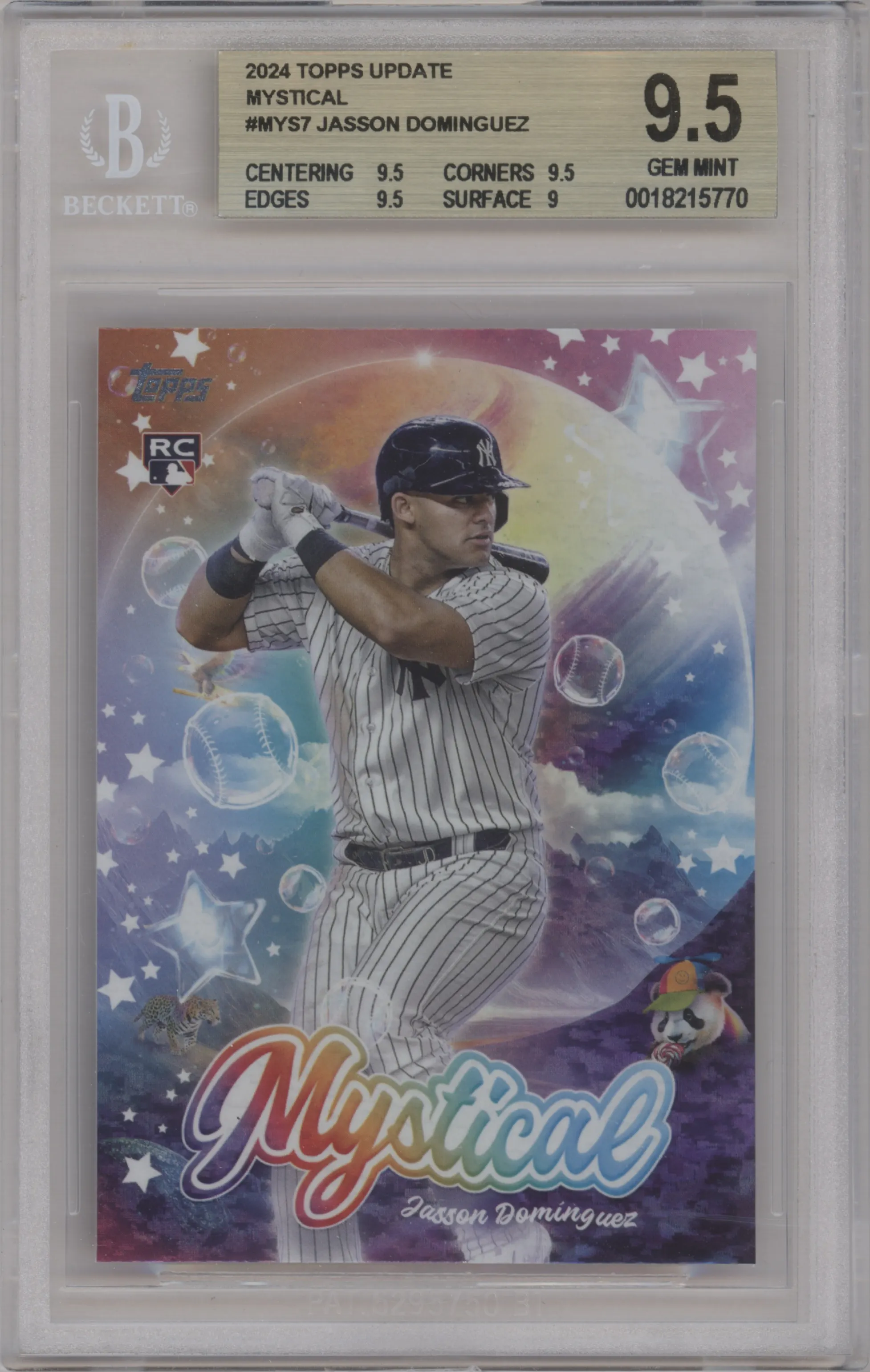 2024 Topps Update Mystical Jasson Dominguez #MYS-7 BGS 9.5