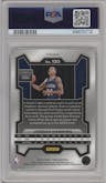 Jordan Hawkins from the 2023-24 Panini Prizm set featuring a Choice Cherry Blossom parallel graded by PSA and given an overall grade of 10.