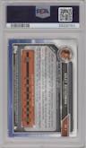 Adley Rutschman from the 2019 Bowman Draft set graded by PSA and given an overall grade of 10.