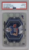 Dalton Kincaid from the 2023 Panini Mosaic set featuring a Silver parallel graded by PSA and given an overall grade of 10.