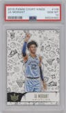 Ja Morant from the 2019-20 Panini Court Kings set graded by PSA and given an overall grade of 10.