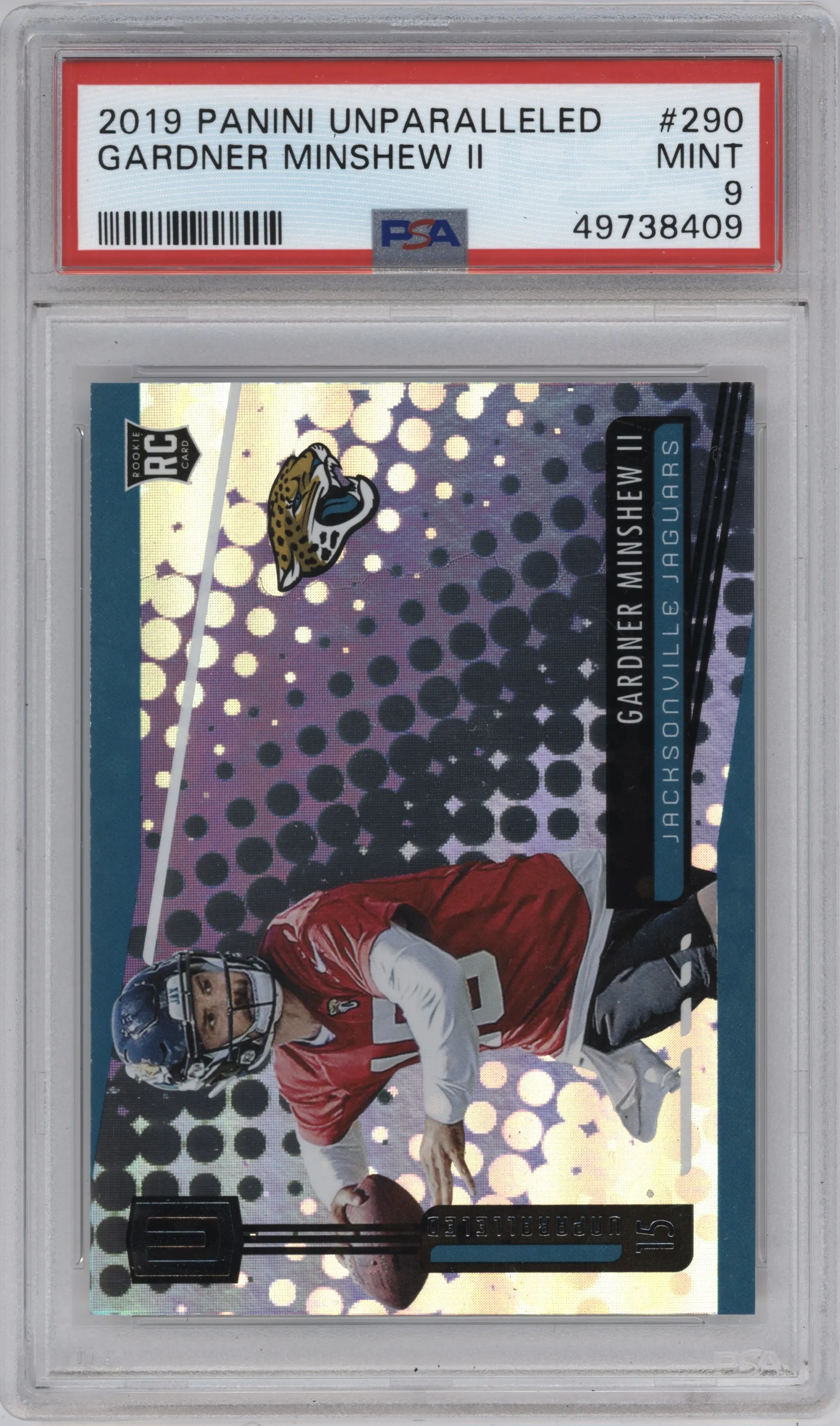 2019 Panini Unparalleled Gardner Minshew II PSA 9