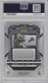 Jameson Williams from the 2022 Panini Prizm set graded by PSA and given an overall grade of 9.