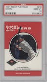 Ichiro from the 2001 Fleer Platinum set graded by PSA and given an overall grade of 10.