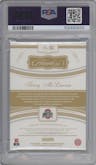 Terry McLaurin from the 2019 Panini Flawless Collegiate set featuring a Emerald parallel graded by PSA and given an overall grade of 9.