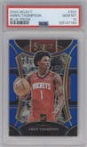 Amen Thompson from the 2023-24 Panini Select  set featuring a Blue Prizm parallel graded by PSA and given an overall grade of 10.