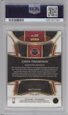 Amen Thompson from the 2023-24 Panini Select  set featuring a Blue Prizm parallel graded by PSA and given an overall grade of 10.