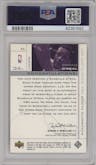 Shaquille O'Neal from the 2000-01 SP Game Floor set graded by PSA and given an overall grade of 10.