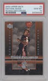 Dwyane Wade from the 2003-04 Upper Deck set graded by PSA and given an overall grade of 10.