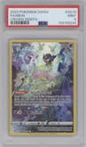 Mew from the 2023 Pokemon SWSH set graded by PSA and given an overall grade of 9.