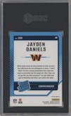 Jayden Daniels from the 2024 Donruss set featuring a Pink parallel graded by SGC and given an overall grade of 10.