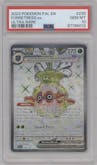 Forretress ex from the 2023 Pokemon SV set graded by PSA and given an overall grade of 10.