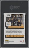 Minkah Fitzpatrick from the 2022 Panini Donruss Optic set featuring a Black Pandora parallel graded by SGC and given an overall grade of 9.