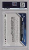 Yoshinobu Yamamoto from the 2024 Topps Now set graded by PSA and given an overall grade of 10.
