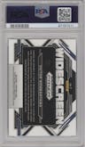 Victor Wembanyama from the 2023-24 Panini Prizm Draft Picks set graded by PSA and given an overall grade of 8.