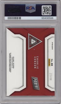 Charlie Condon from the 2024 Panini The National VIP set graded by PSA and given an overall grade of 9.
