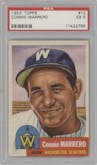 Connie Marrero from the 1953 Topps set graded by PSA and given an overall grade of 5.