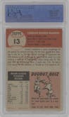 Connie Marrero from the 1953 Topps set graded by PSA and given an overall grade of 5.
