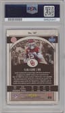 CeeDee Lamb from the 2020 Panini Legacy set featuring a Sapphire parallel graded by PSA and given an overall grade of 10.