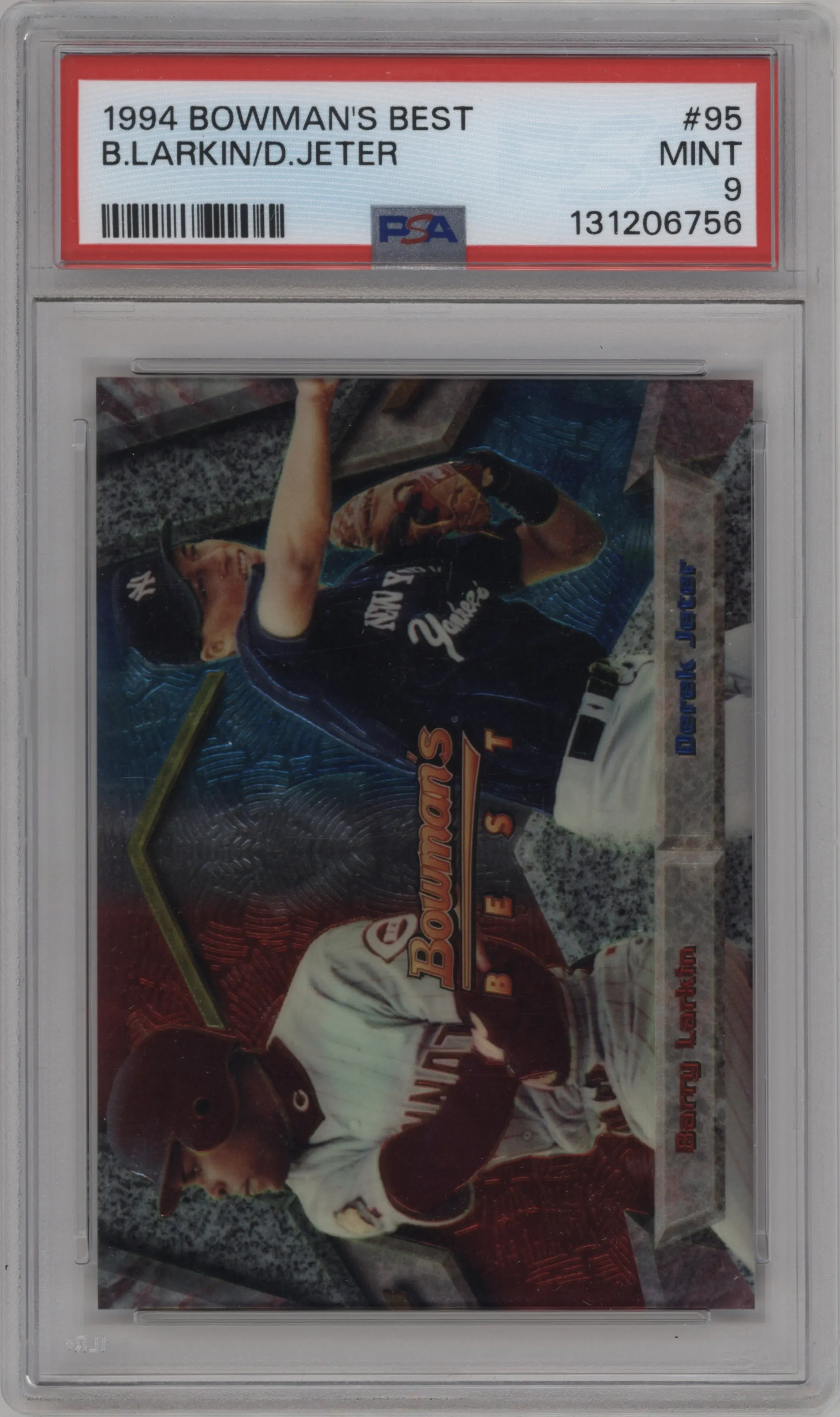 1994 Bowman's Best Barry Larkin/Derek Jeter #95 PSA 9