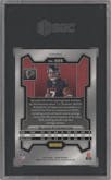 Bijan Robinson from the 2023 Panini Prizm set graded by SGC and given an overall grade of 10.