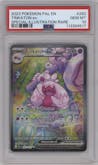 Tinkaton ex from the 2023 Pokemon SV set graded by PSA and given an overall grade of 10.