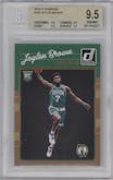 Jaylen Brown from the 2016-17 Panini Donruss  set graded by Beckett and given an overall grade of 9.5.