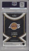 Lebron James from the 2022-23 Panini Select set graded by PSA and given an overall grade of 9.