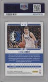 Luka Doncic from the 2018-19 Panini Chronicles set graded by PSA and given an overall grade of 10.
