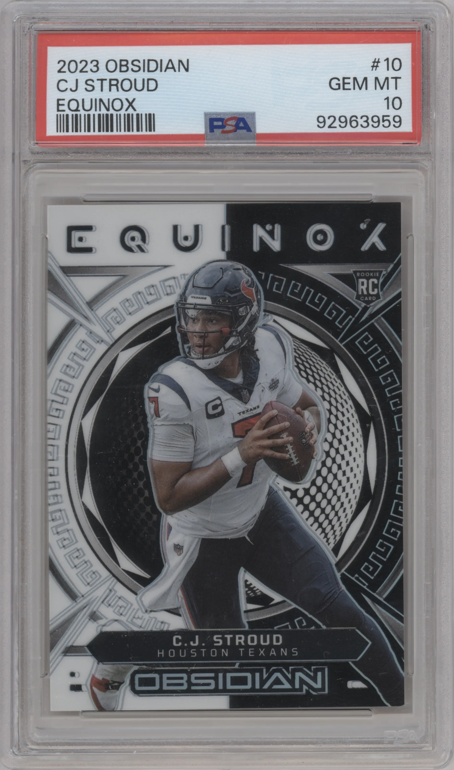 2023 Panini Obsidian Equinox C.J. Stroud #10 PSA 10