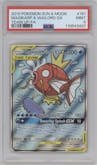 Magikarp & Wailord GX from the 2019 Pokemon S&M  set graded by PSA and given an overall grade of 9.