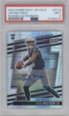 Joe Milton III from the 2024 Panini The National VIP set featuring a Prizm parallel graded by PSA and given an overall grade of 9.