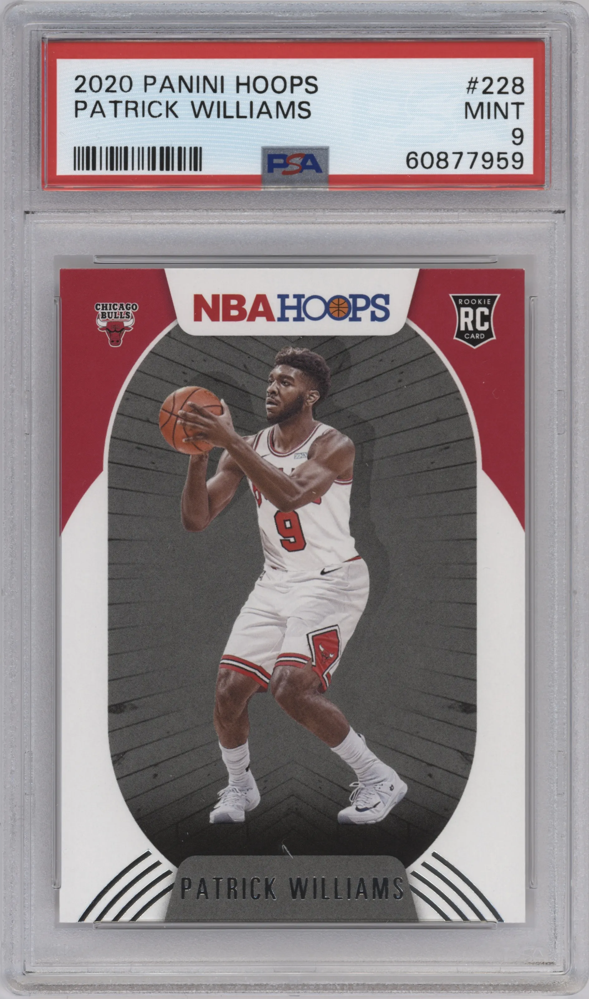 2020 Panini NBA Hoops Patrick Williams PSA 9