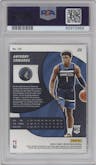 Anthony Edwards from the 2020-21 Panini Revolution set featuring a Asia Red parallel graded by PSA and given an overall grade of 10.