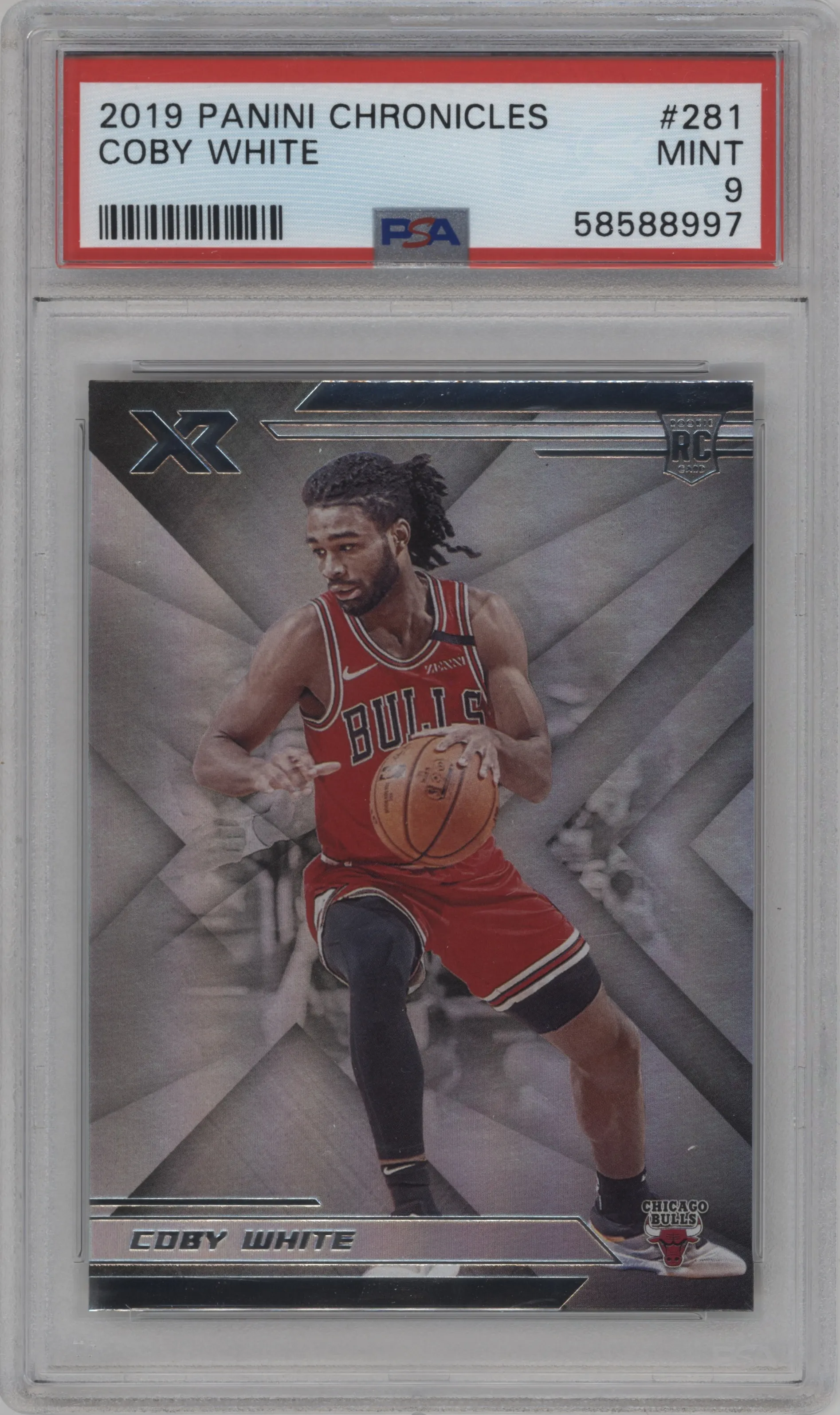 2019 Panini Chronicles XR Coby White PSA 9