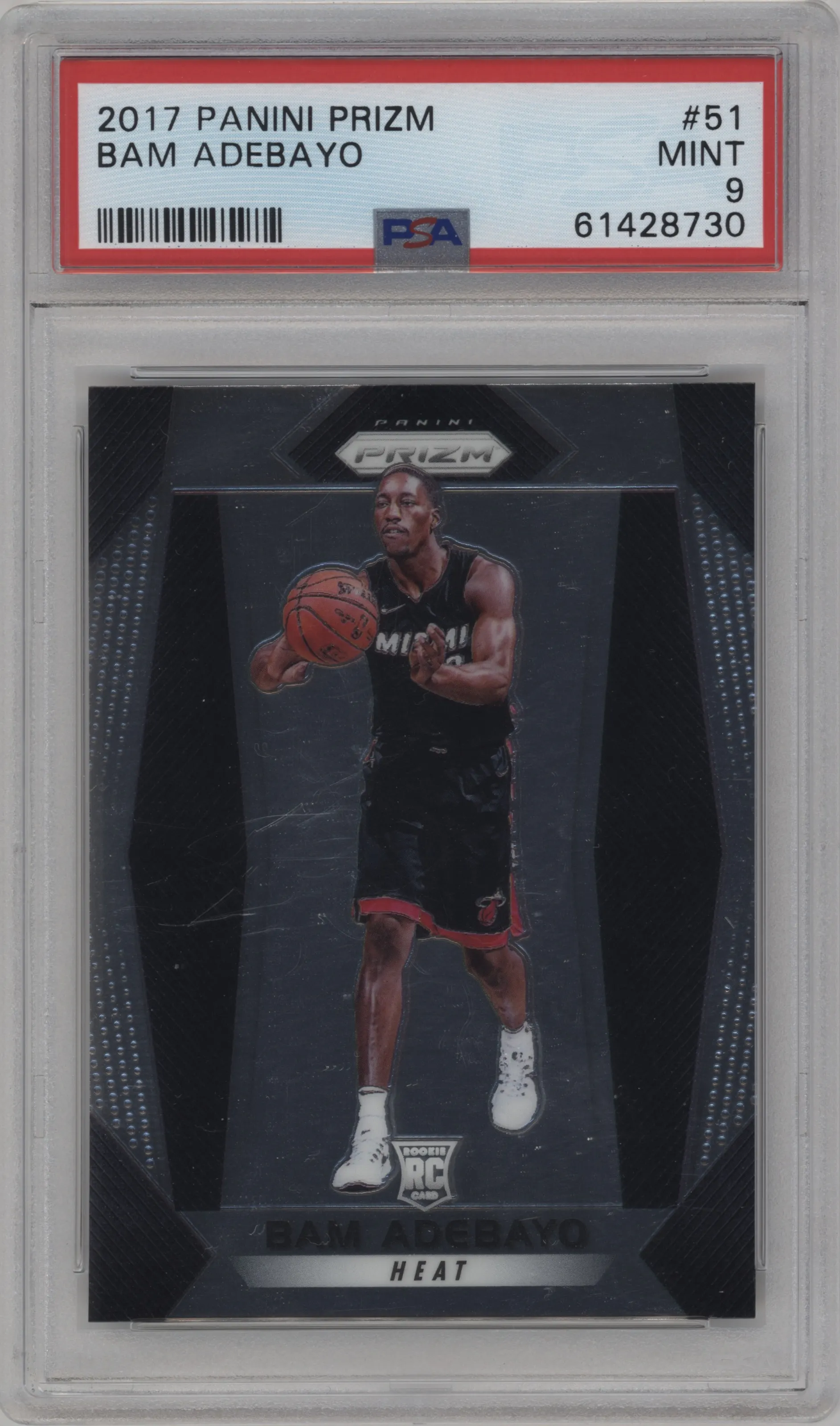 2017 Panini Prizm Bam Adebayo PSA 9