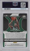 Aaron Nesmith from the 2020-21 Panini Prizm set featuring a Blue Wave parallel graded by PSA and given an overall grade of 10.