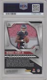 Michael Penix Jr. from the 2024 Panini Prizm set featuring a Disco parallel graded by PSA and given an overall grade of 9.