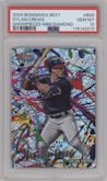 Dylan Crews from the 2024 Bowman's Best set featuring a Mini-Diamond Refractor parallel graded by PSA and given an overall grade of 10.