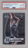 Cooper Flagg from the 2024-25 Bowman University Chrome set graded by PSA and given an overall grade of 10.