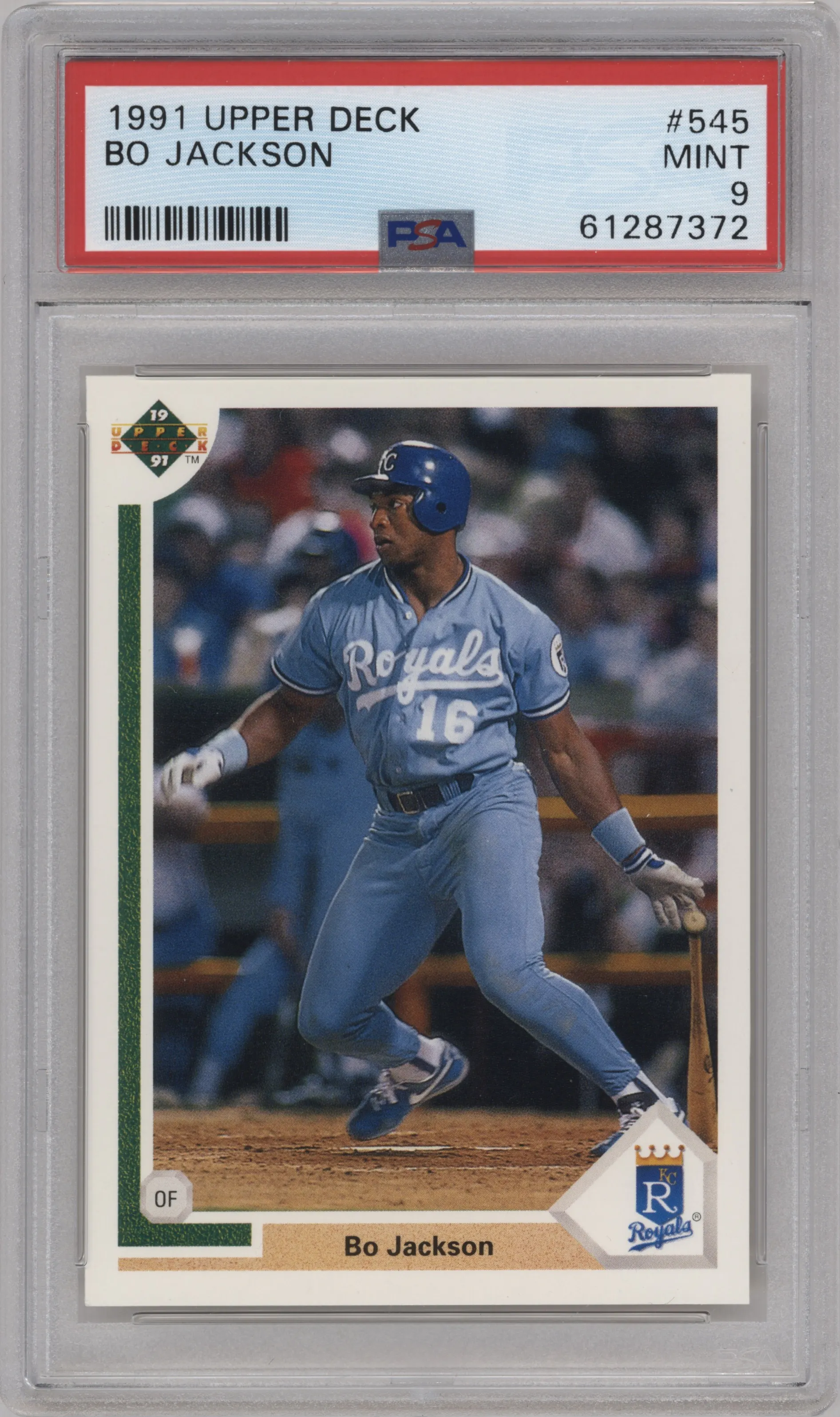 1991 Upper Deck Bo Jackson PSA 9