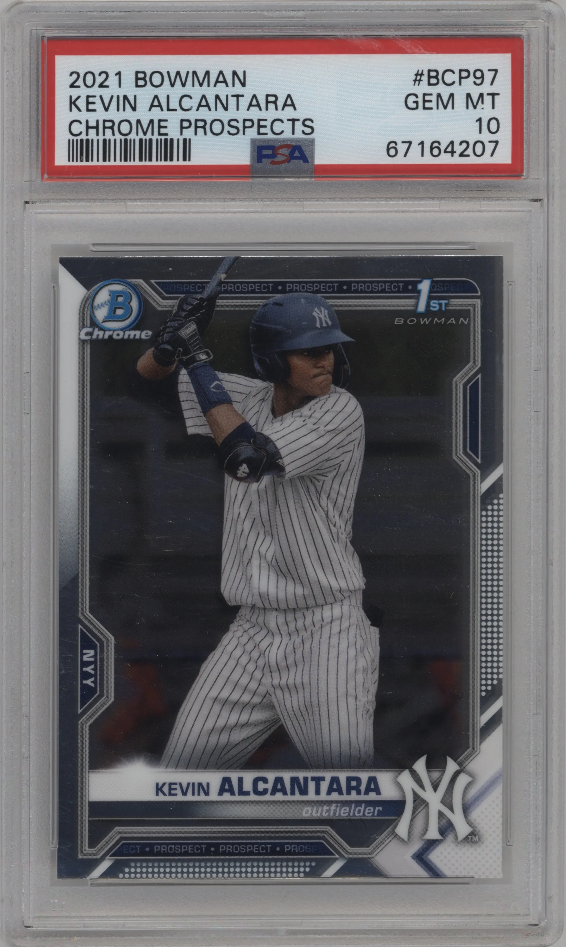 2021 Bowman Chr.Pros. Kevin Alcantara PSA 10