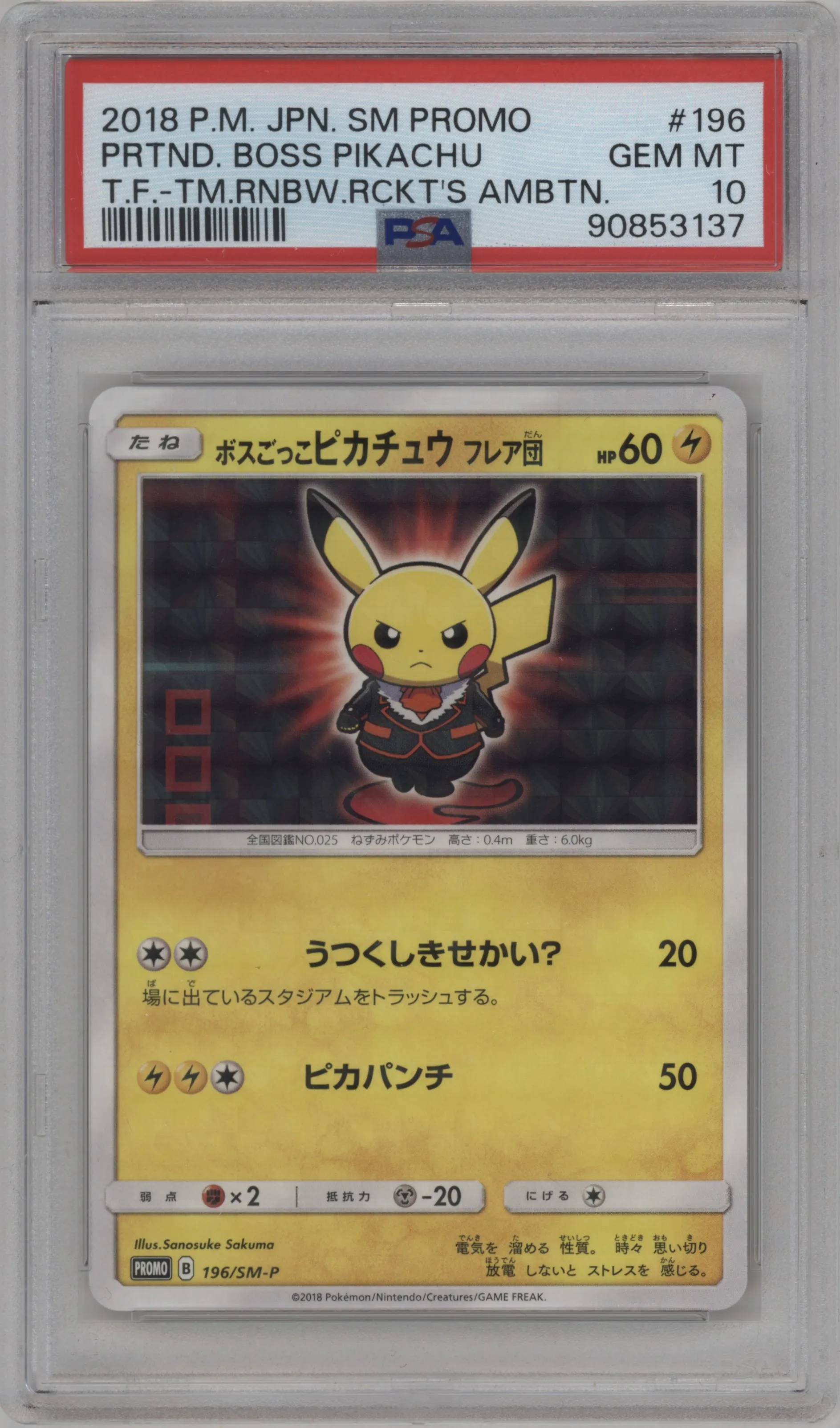 Team Boss Pikachu (Flare)